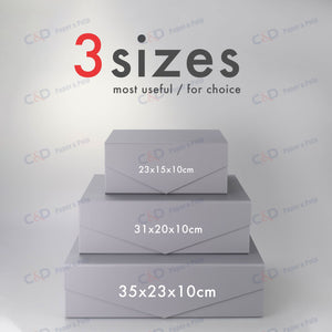 Foldable box - black - In Stock - Xiamen C&D Paper & Pulp Co., Ltd