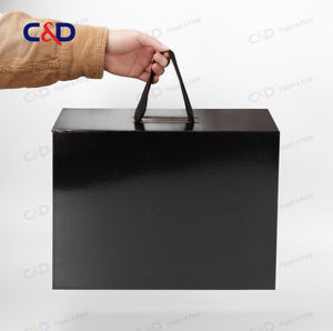 Collapsible Box with Handle /  Large size - Xiamen C&D Paper & Pulp Co., Ltd