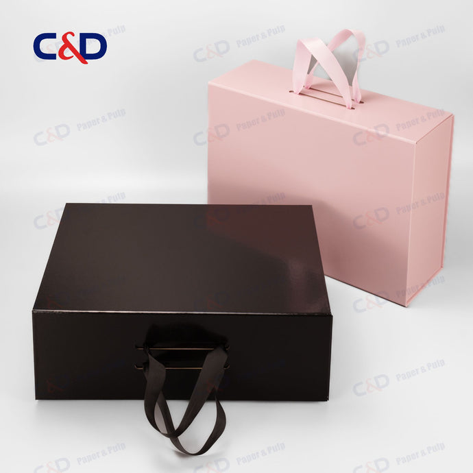 Collapsible Box with Handle /  Large size - Xiamen C&D Paper & Pulp Co., Ltd