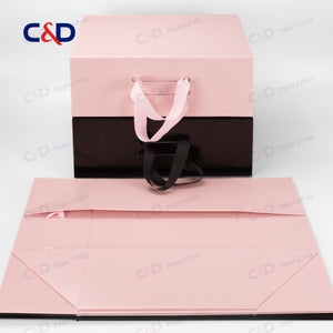 Collapsible Box with Handle /  Large size - Xiamen C&D Paper & Pulp Co., Ltd