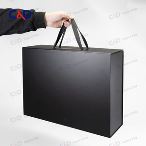 Collapsible Box with Handle / XXXL SIZE - Xiamen C&D Paper & Pulp Co., Ltd