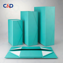 Load image into Gallery viewer, Foldable box - Cyan - In stock - C&amp;D PAPER PACKAGING
