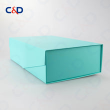 Load image into Gallery viewer, Foldable box - Cyan - In stock - C&amp;D PAPER PACKAGING
