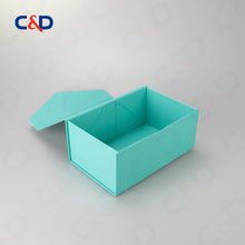 Load image into Gallery viewer, Foldable box - Cyan - In stock - C&amp;D PAPER PACKAGING
