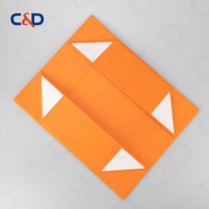 Foldable box - Orange - In stock - C&D PAPER PACKAGING