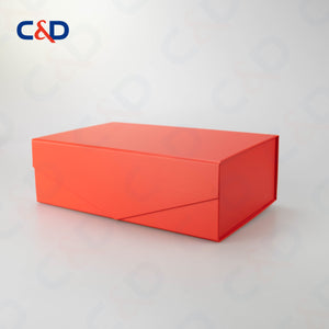 Foldable box - Red - In stock - C&D PAPER PACKAGING