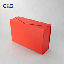 Load image into Gallery viewer, Foldable box - Red - In stock - C&amp;D PAPER PACKAGING
