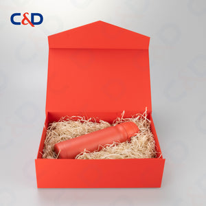 Foldable box - Red - In stock - C&D PAPER PACKAGING