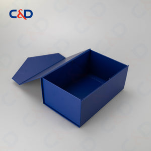 Foldable box - Blue - In stock - C&D PAPER PACKAGING