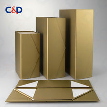 Load image into Gallery viewer, Foldable box - Gold - In stock - C&amp;D PAPER PACKAGING
