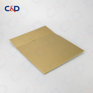 Foldable box - Gold - In stock - C&D PAPER PACKAGING