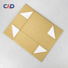 Load image into Gallery viewer, Foldable box - Gold - In stock - C&amp;D PAPER PACKAGING
