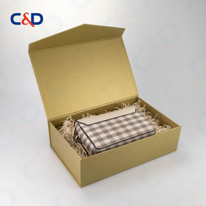 Foldable box - Gold - In stock - C&D PAPER PACKAGING