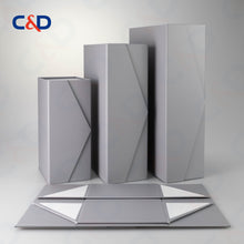 Load image into Gallery viewer, Foldable box - Grey - In stock - C&amp;D PAPER PACKAGING
