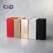 Load image into Gallery viewer, FOLDABLE PAPER BOX WITH OR WITHOUT RIBBON HANDLE-IN STOCK - C&amp;D PAPER PACKAGING
