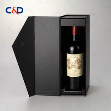 Load image into Gallery viewer, Foldable - stick at corners- wine box - In stock - C&amp;D PAPER PACKAGING
