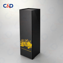 Load image into Gallery viewer, Foldable - stick at corners- wine box - In stock - C&amp;D PAPER PACKAGING
