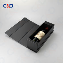 Load image into Gallery viewer, Foldable - stick at bottm- wine box - In stock - C&amp;D PAPER PACKAGING
