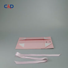 Load and play video in Gallery viewer, Gift box with Bowtie-Magnetic Lid- Foldable-Pink-IN STOCK
