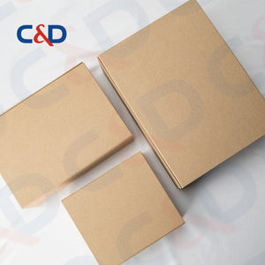 FOLDABLE PAPER BOX WITH OR WITHOUT RIBBON HANDLE-IN STOCK - C&D PAPER PACKAGING