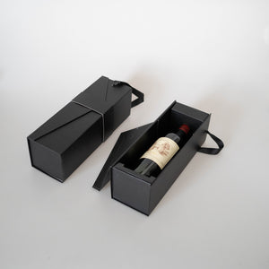 Wine Box with Handle - Collapsible - Magnetic - Xiamen C&D Paper & Pulp Co., Ltd