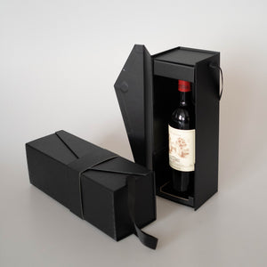 Wine Box with Handle - Collapsible - Magnetic - Xiamen C&D Paper & Pulp Co., Ltd