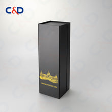 Load image into Gallery viewer, Foldable - stick at bottm- wine box - In stock - C&amp;D PAPER PACKAGING
